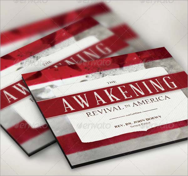 Awakening Revival Church Flyer CD Template