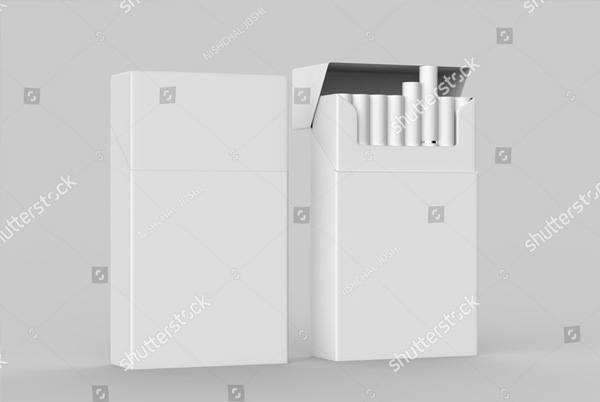 Blank Cigarette Pack Mockup