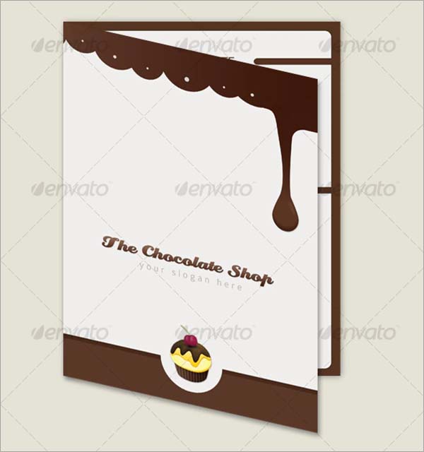 Chocolate Business Menu Brochure