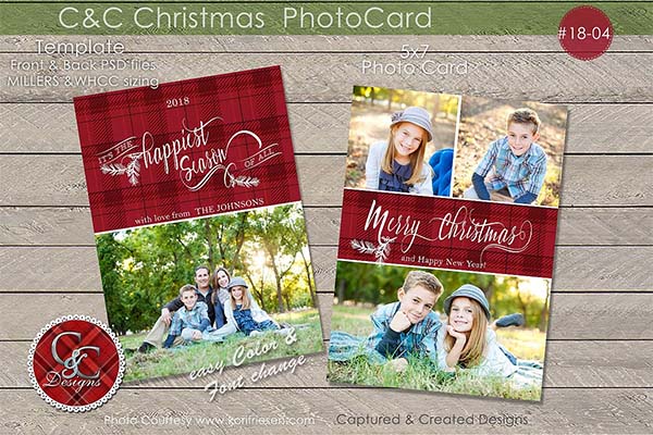Christmas Photo Card File