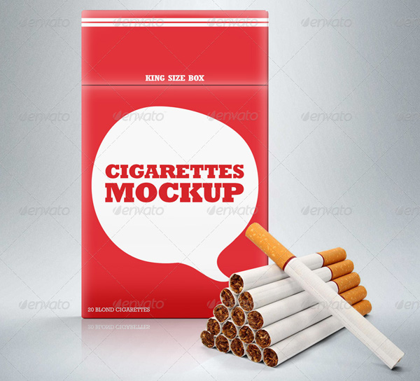 Cigarette Package Mockup