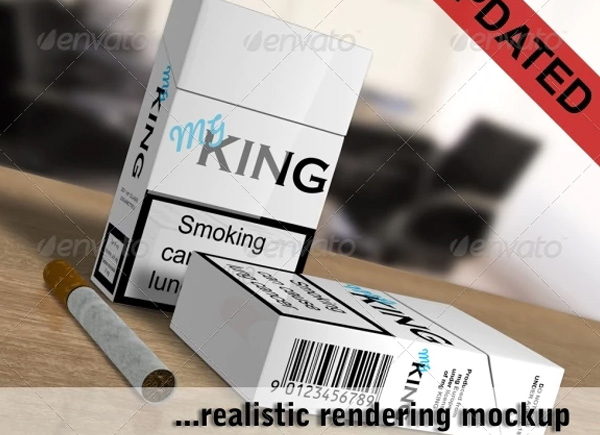 Cigarette Packs Mockup