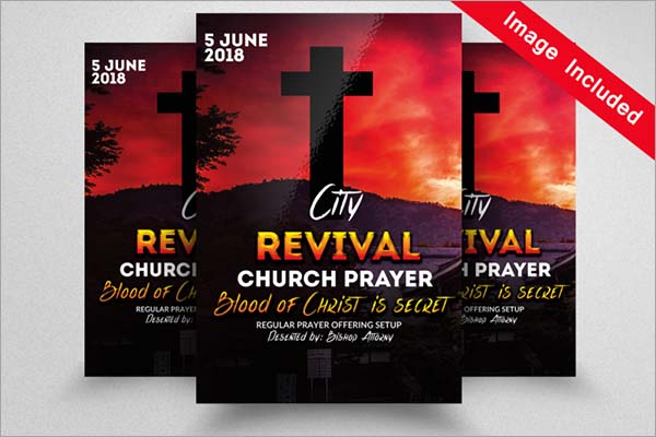 City Revival Church PSD Flyer