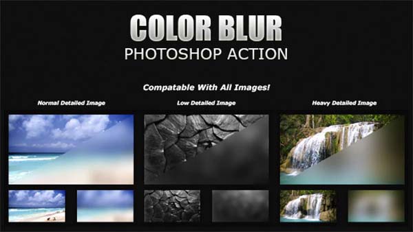 Color Blur Photoshop Action