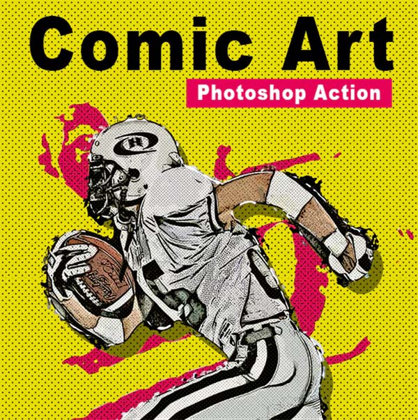 Comic Art Photoshop Action File