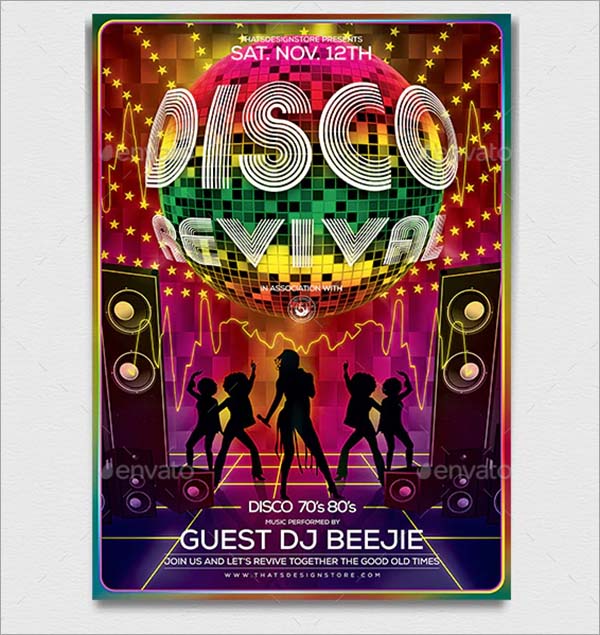 Disco Revival Flyer Template