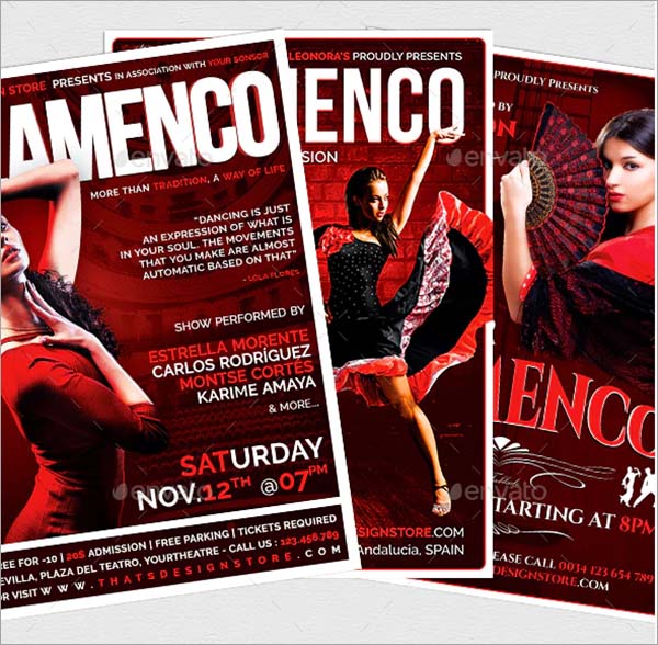 Flamenco Flyer Bundle Design
