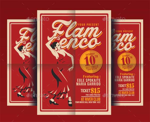 Flamenco Flyer Templates