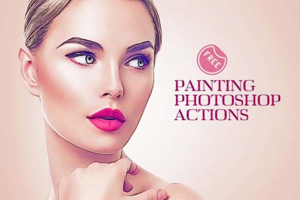 Free Oil Painting Photoshop Actions