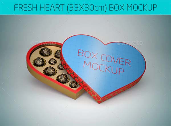 Fresh Heart Box Mockup