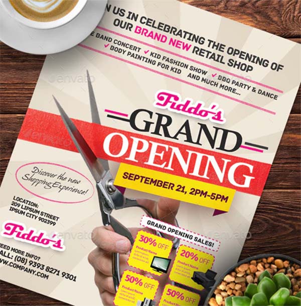 Grand Opening Flyers