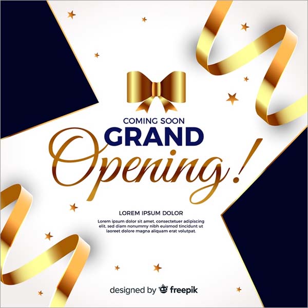 Grand Opening Free Flyer Template