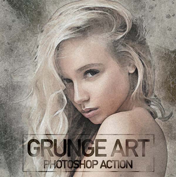 Grunge Art Photoshop Action