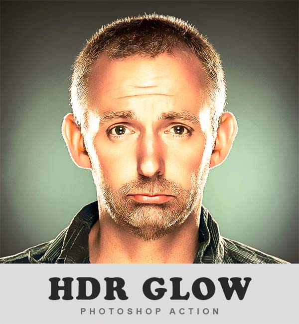 HDR Glow Photoshop Action