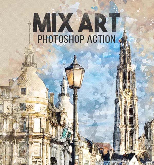 Mix Art Photoshop Action