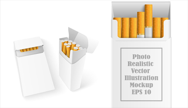 Modern Cigarette Mockup