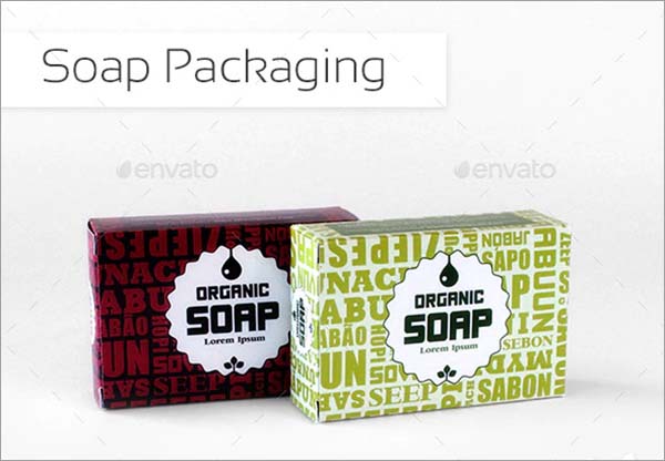 Organic Soap Packaging Template