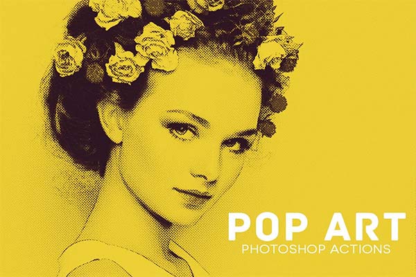 Pop Art Print Photoshop Actions