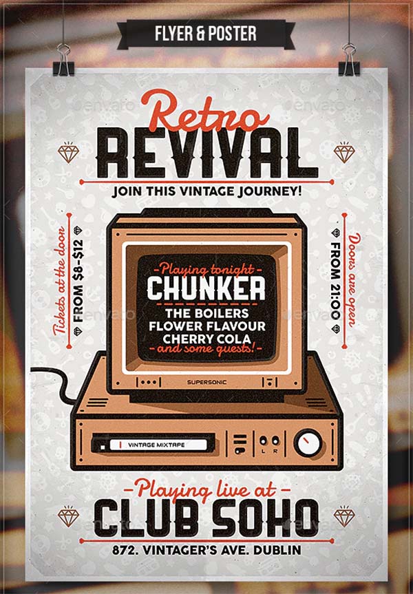Retro Revival Flyer & Poster