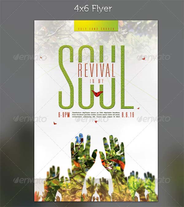 Revival In My Soul Flyer and CD Cover Template