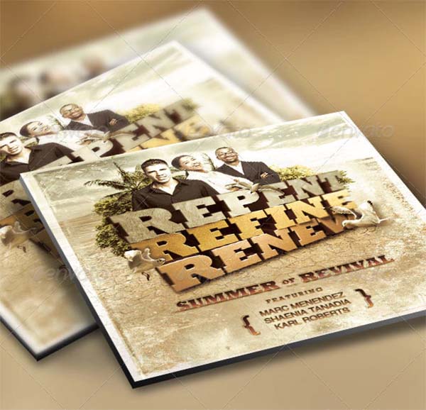 Revive Church Flyer and CD Template