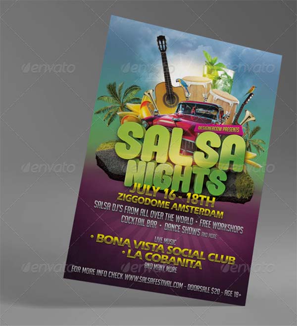 Salsa Festival Flyer Template