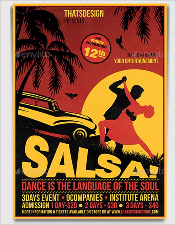 Salsa Flyer Template