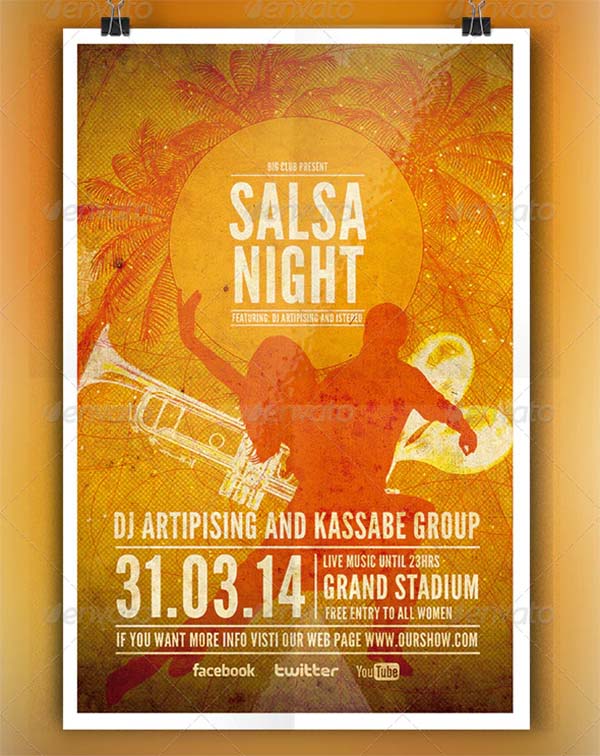 Salsa Night Flyer