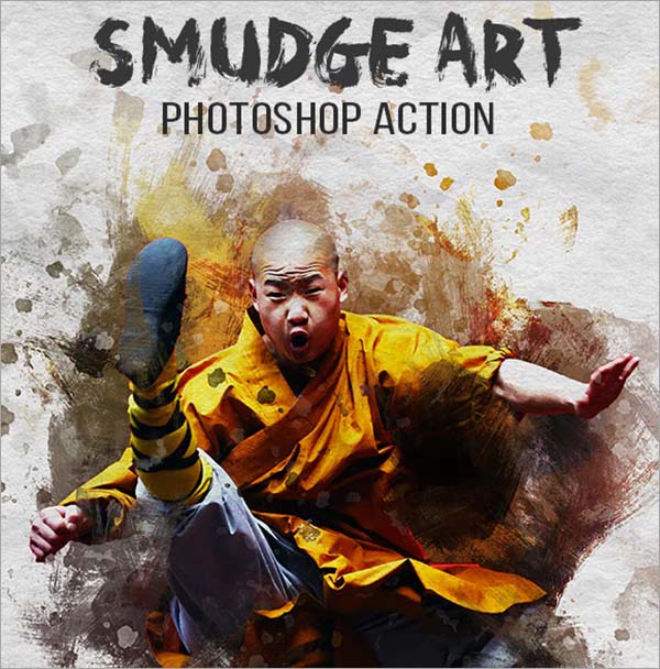 Smudge Art Photoshop Action