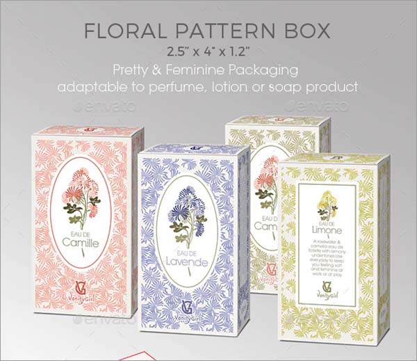 Soap and Cosmetic Box Design Template