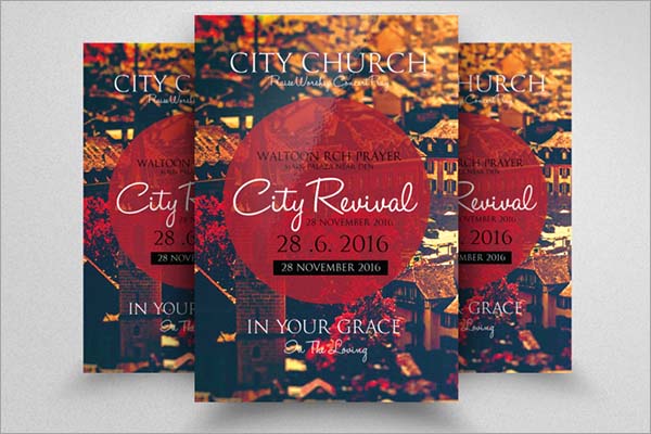 The City Revival Church PSD Flyer