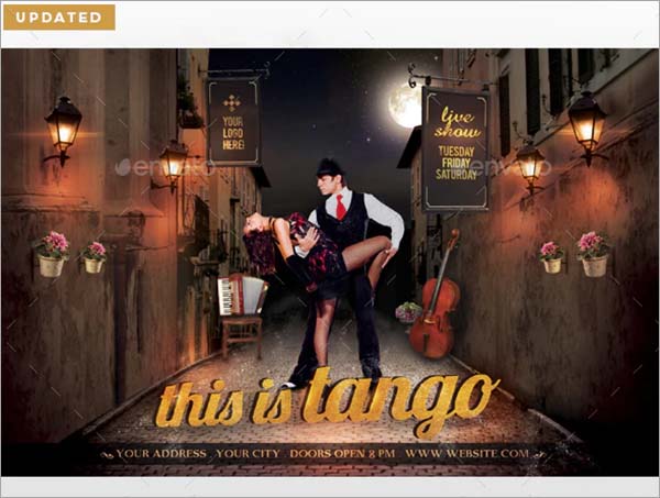 This is Tango Flyer Template
