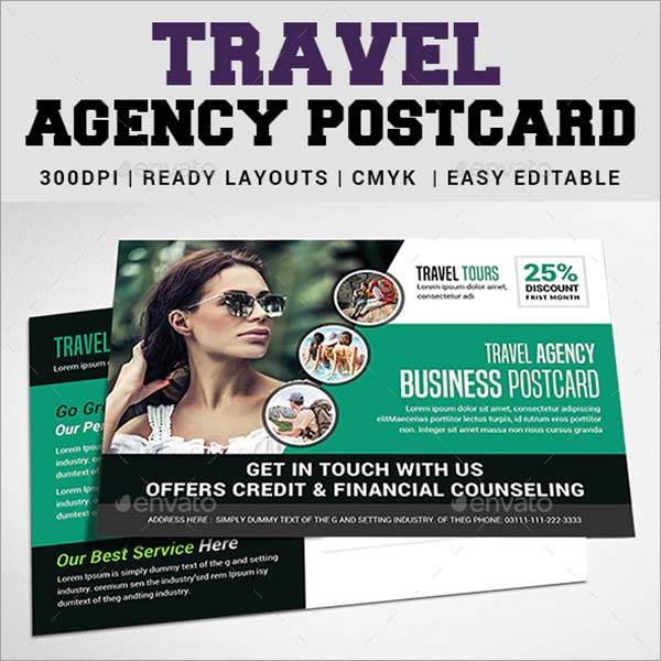 Travel Agency Postcard