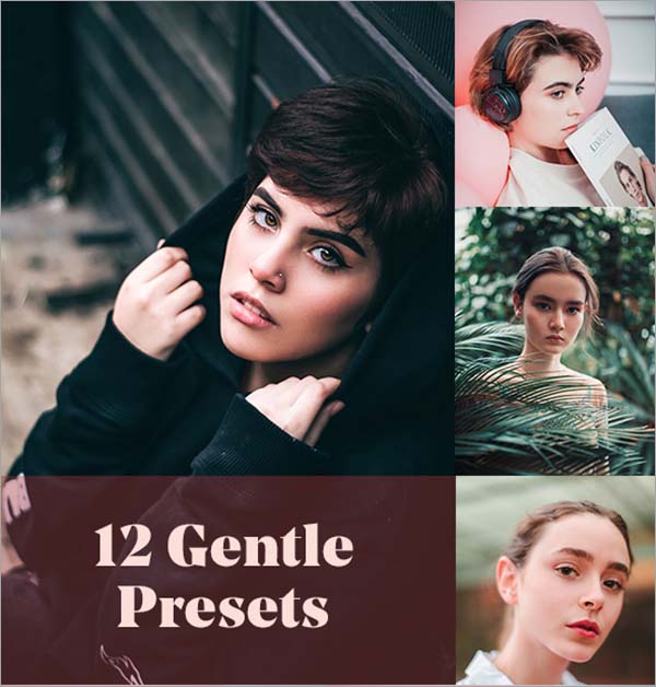 12 Gentle Retouch Lightroom Presets
