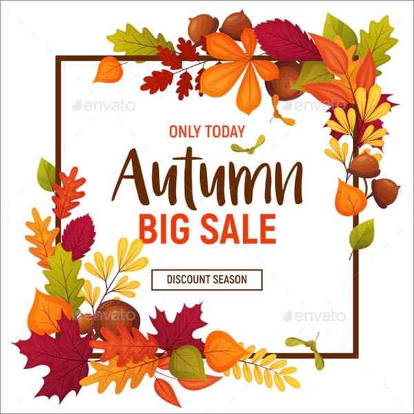 Autumn Sale Poster Template