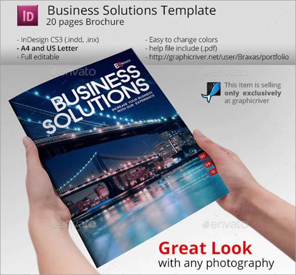 Business Solution Template Brochure