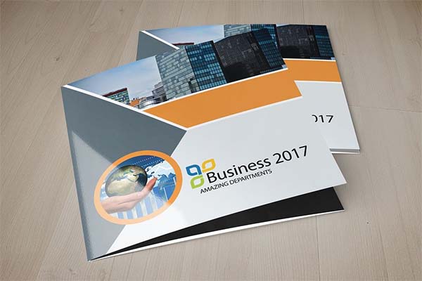 Business Solutions Consultant Square Trifold Brochure