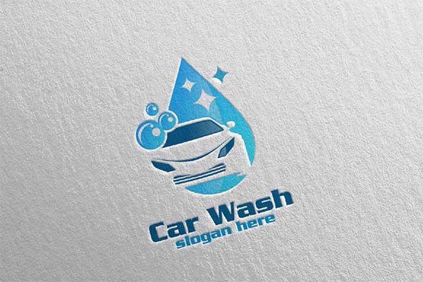Car Wash Logo Template