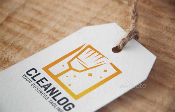 Clean Logo PSD Design Template