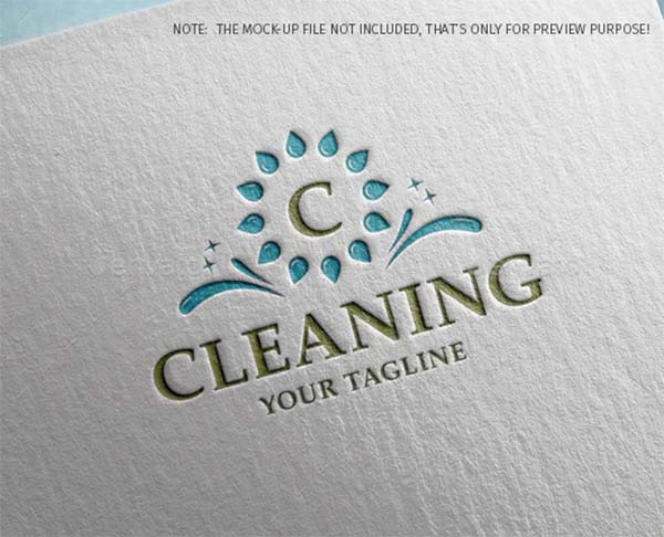 Cleaning Logo Template