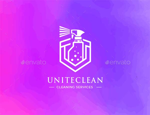 Cleaning Vector Logo Template