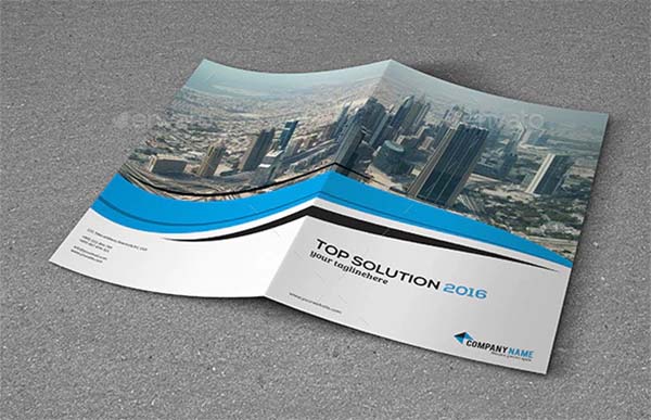 Corporate Brochure Top Solution Template