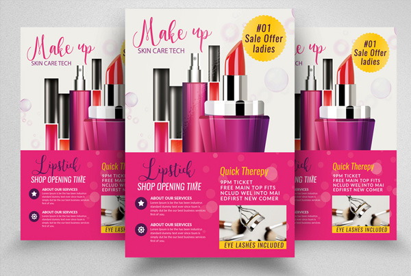 Cosmetic & Skin Care Flyer Template