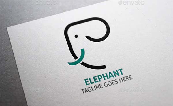 Elephant Clean Logo Design