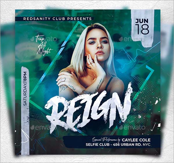 Guest DJ and Artist PSD Flyer Template