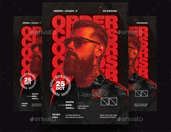 Hip Hop Artist Flyer Template