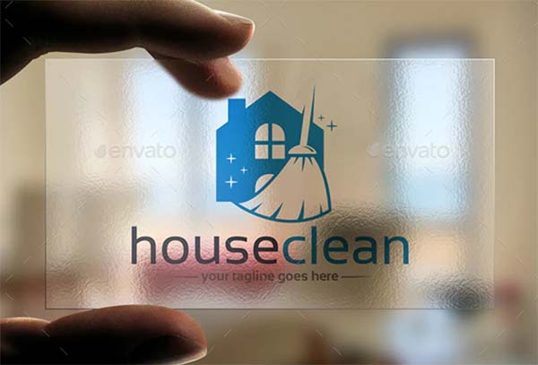 House Cleaning Logo Design Template