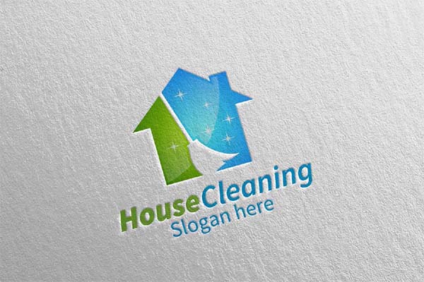 House Cleaning Service Logo Design