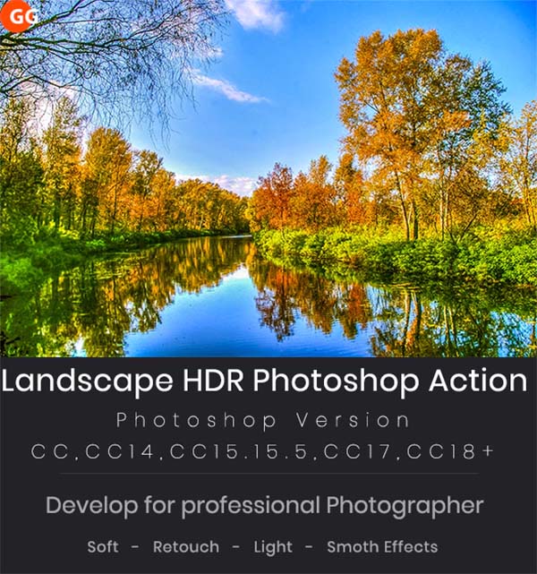 Landscape HDR Photoshop Action
