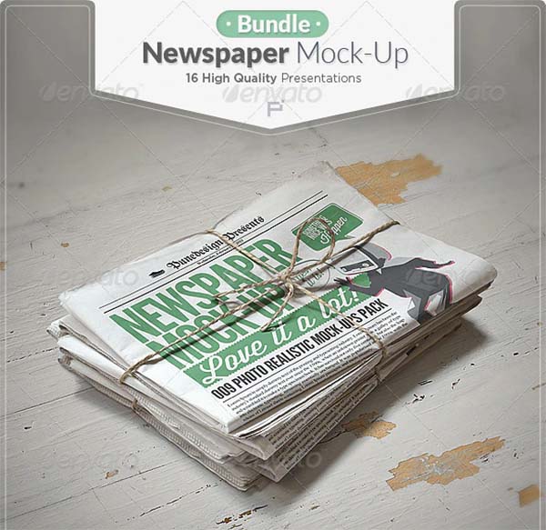 Newspaper Mock-up Bundle